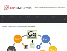 Tablet Screenshot of 360travelnetwork.com
